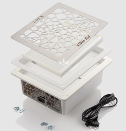 Встраиваемая маникюрная вытяжка T-REX с фильтром, Air Max, нержавейка