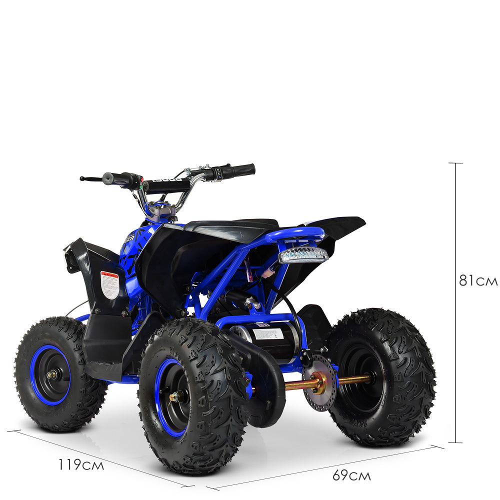 Детский/подростковый квадроцикл на аккумуляторе Prof1 Sprint 26 км/ч 1000W