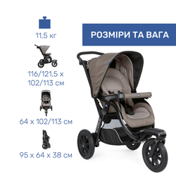 Универсальная коляска 2 в 1 Chicco Activ3