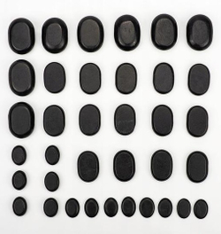 Набір 36 базальтових масажних каменів з нагрівачем 6 л