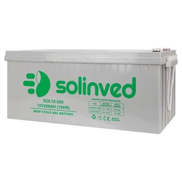 Акумуляторна батарея SOLINVED 200-12 GEL 12V 200 Ah