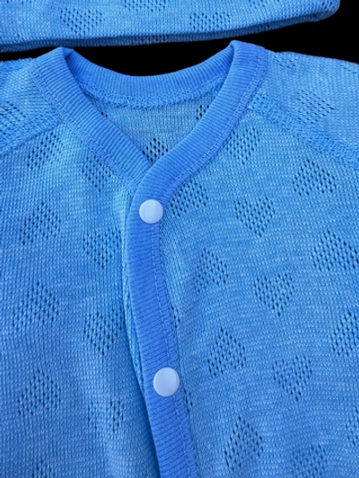 Чоловічок із шапочкою "Принт", рібана ажур ТМ"Happy ТОТ" (62 см)