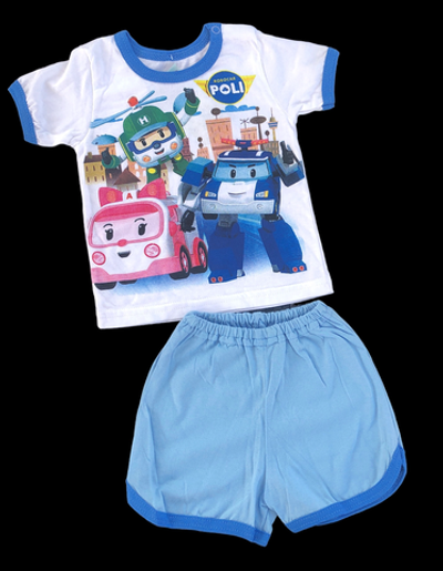 Костюм 2в1: футболка, шорти, бавовна ТМ“КАТЛЕН” (74 см)
