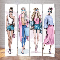 Ширма Fashion girls