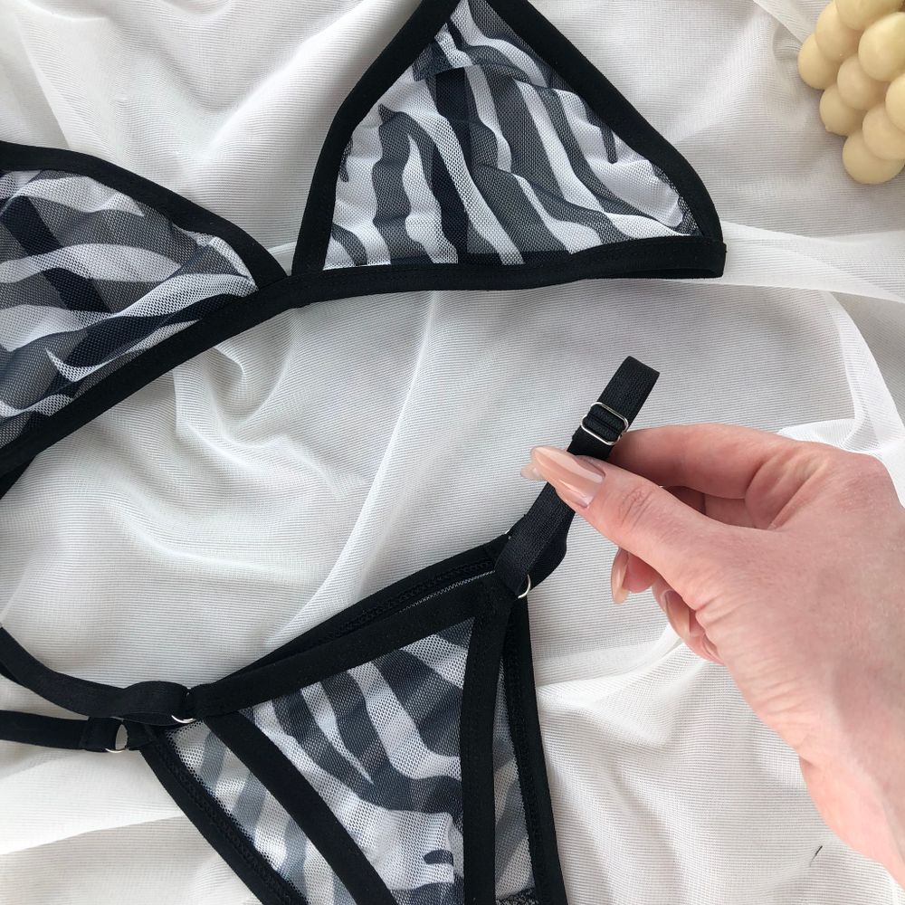 Комплект з принтом зебра