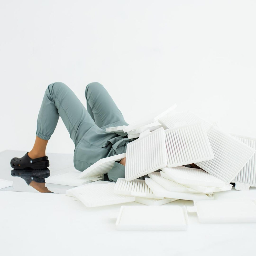 Комплект універсальних 5 штук HEPA фільтрів для витяжок Teri