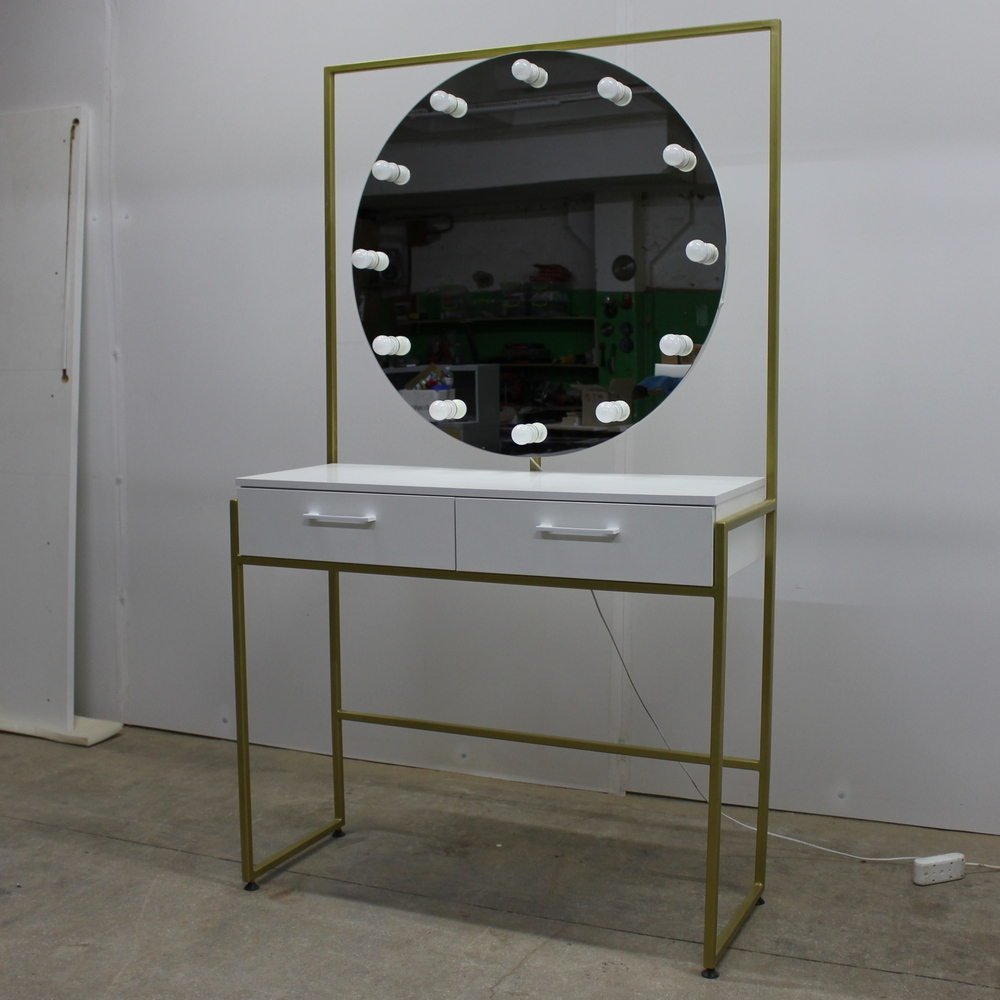 Визажное зеркало Loft 10 с подсветкой