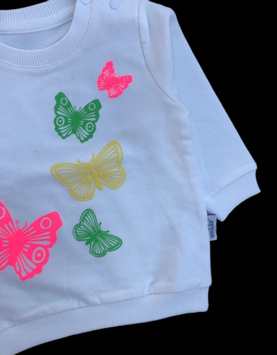 Світшот "Метелики", двунитка ТМ "Civil" (68 см)