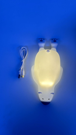 Светильник-ночник белый мишка Lanpa bear