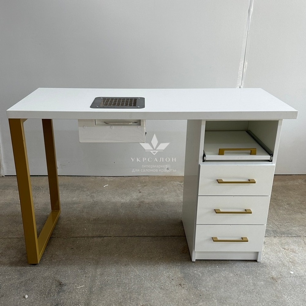 Маникюрный стол Mark SM-100 с вытяжкой и металлической ножкой