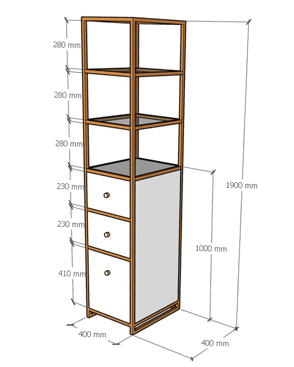 Витрина для салона красоты Orchid