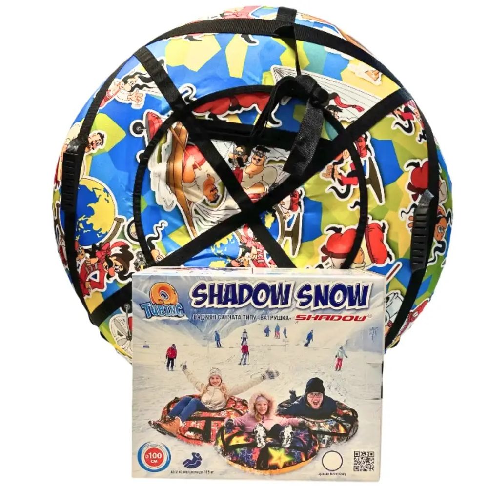 Надувные ватрушки тюбинги "Казаки" диаметр 100 см. (Оксфорд, ПВХ)