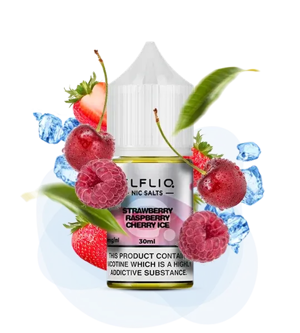 ELFLIQ - Strawberry Raspberry Cherry Ice (5% nic, 30ml)