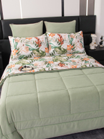 Комплект постельного белья Сатин Velouria Luxe с Одеялом VL017