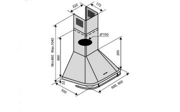 Витяжка VENTOLUX MONACO 60 AN/BRONZE (800)