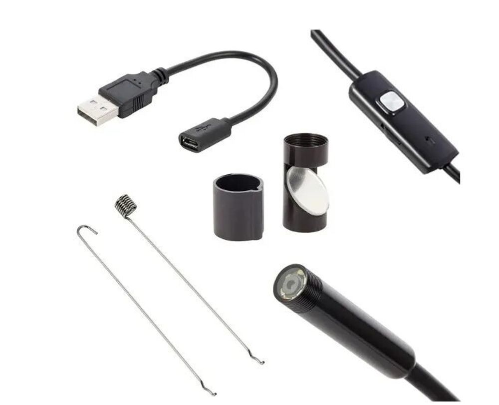 Камера Эндоскоп Android and PC Endoscope, гибкая USB-камера 3 м - купить по  выгодной цене | SIRCO - лучшие цены.