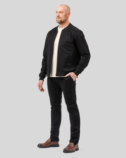 Бомбер чоловічий Casual чорний (арт. 6862300101)