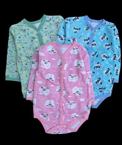 Боді з довгим рукавом "Малятко", футер ТМ "Пташка"