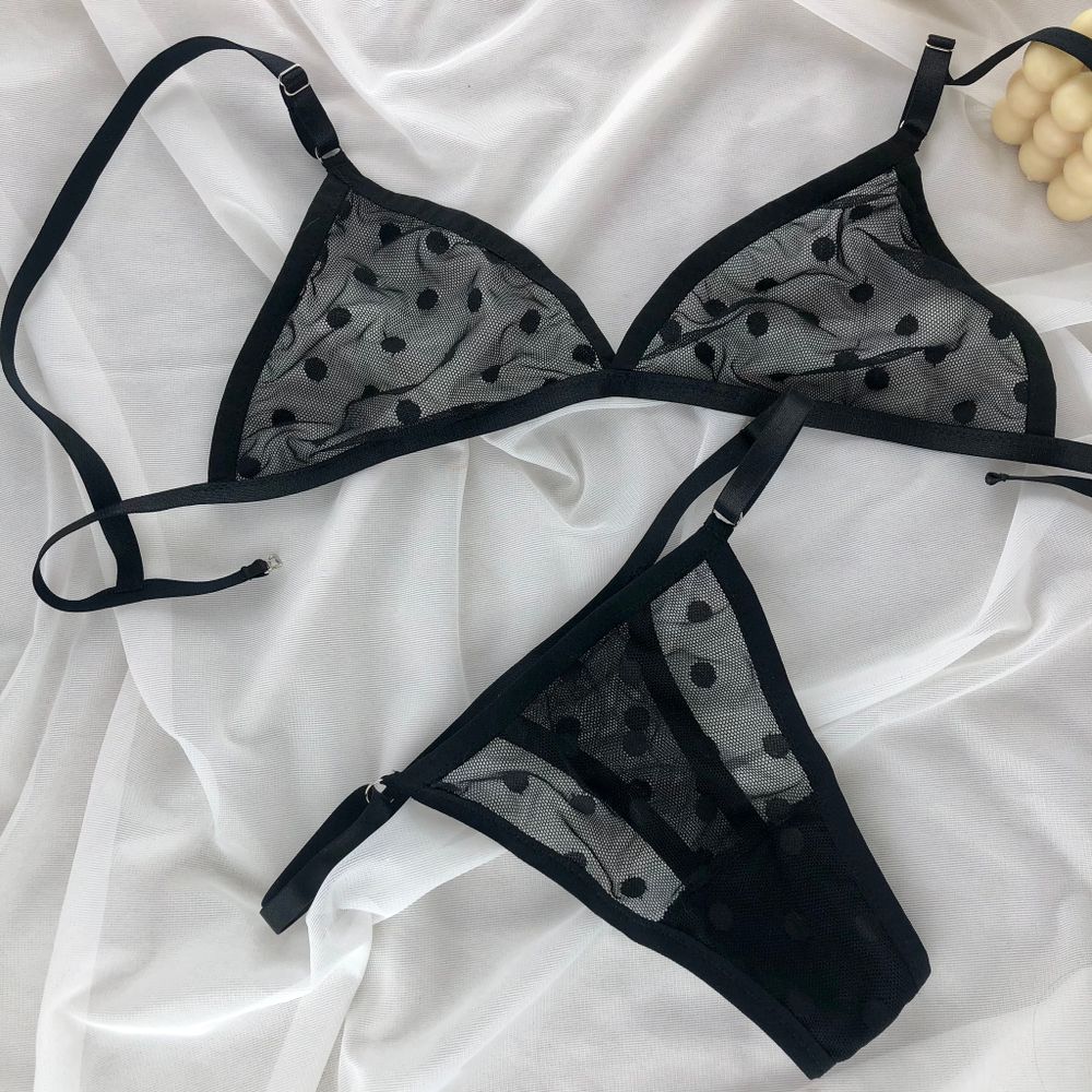 Коплект в крупний горошок