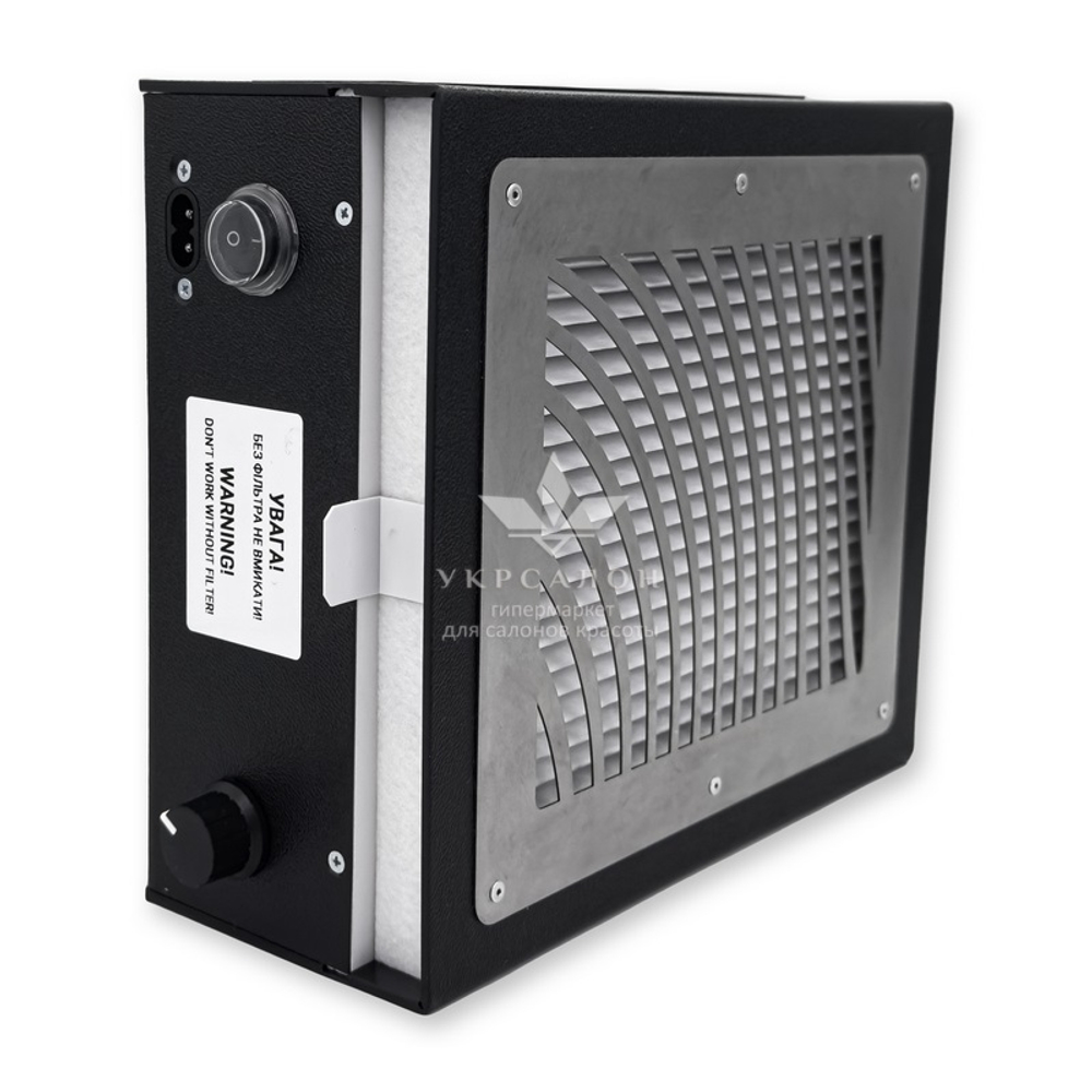 Настільна манікюрна витяжка з HEPA фільтром NT705iF TCV New, чорна