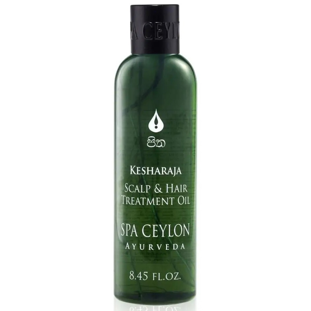 Масло лечебное для нормальной кожи головы и тонких волос Кешарайя 250 мл, SPA Ceylon