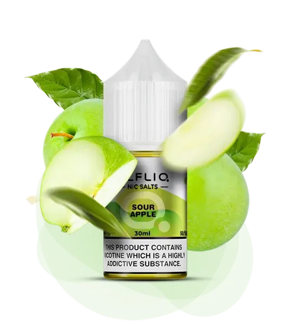 ELFLIQ - Sour Apple (5% nic, 30ml)