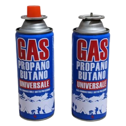 Портативный цанговый газовый баллон универсальный  220г