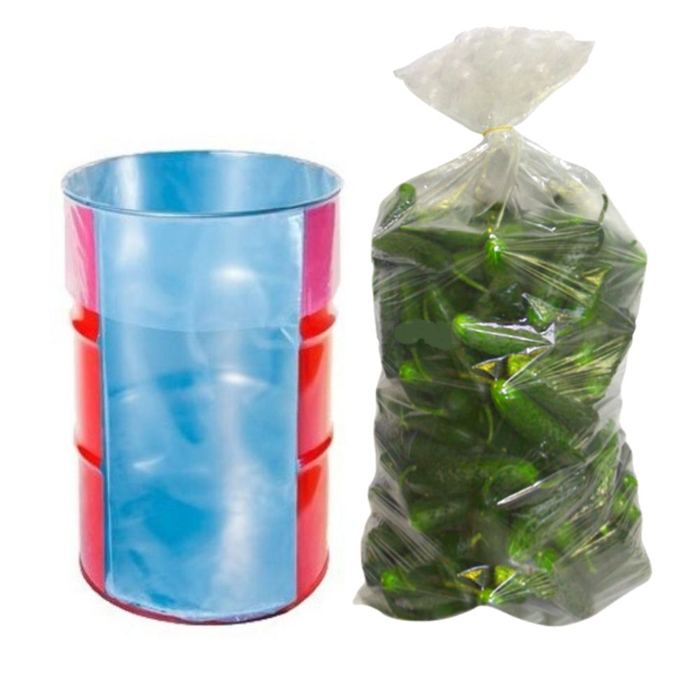 Мешок полиэтиленовый 120 мкм под засолку 80х120см. Большой