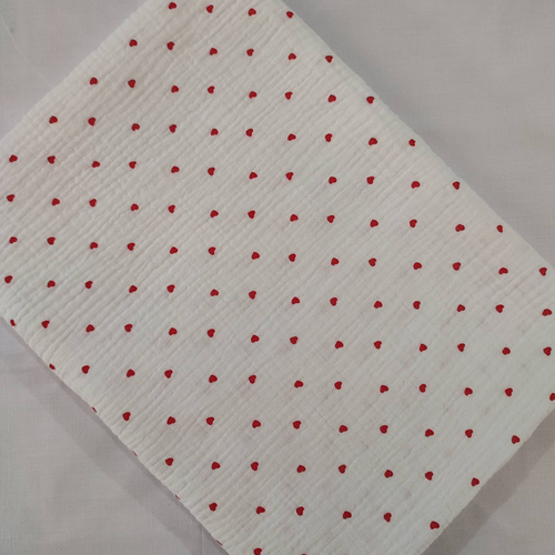 Пеленка муслиновая жатая двухслойная