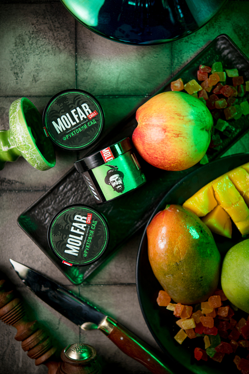 Табак Molfar Фруктовий Сад (Мольфар Яблоко Персик Манго) | Chill Line 40г | 100г