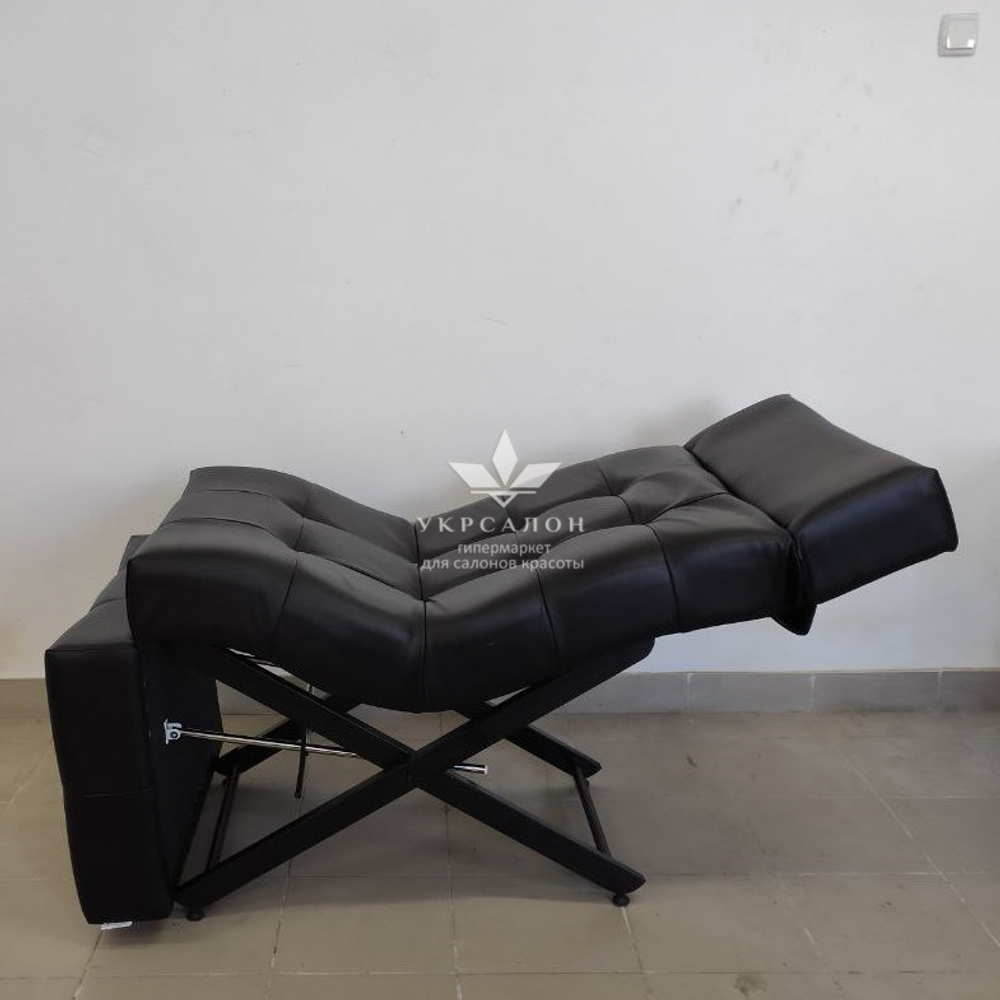 Анатомічна кушетка Tertio 2 Black для лешмейкерів та бровістів