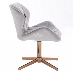 Стільчик клієнта Paris Velor gold cross