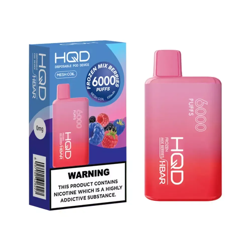 HQD HBAR 6000 Frozen Mix Berries 5% nic