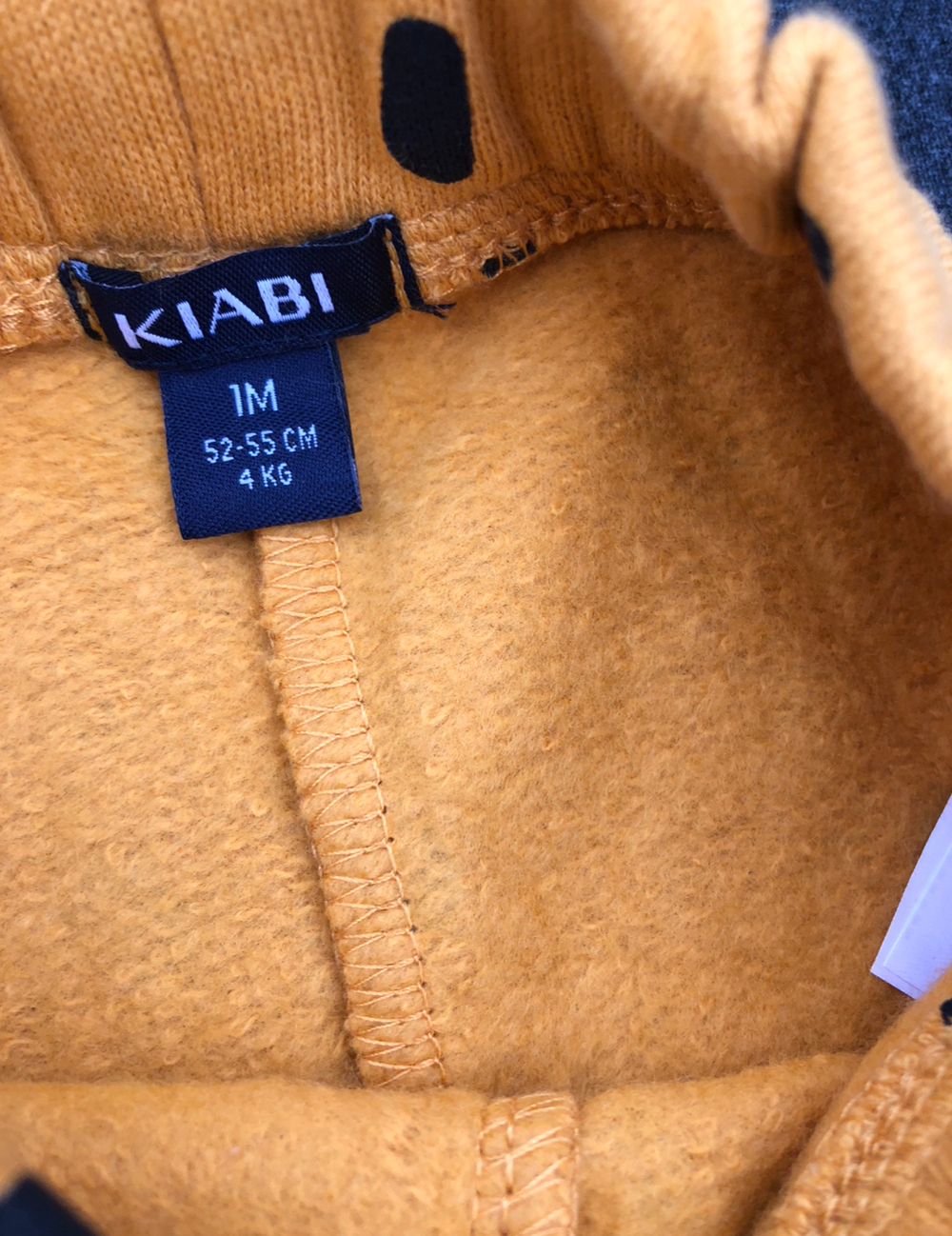 Штани, двунитка з начосом ТМ "Kiabi" (50 см)
