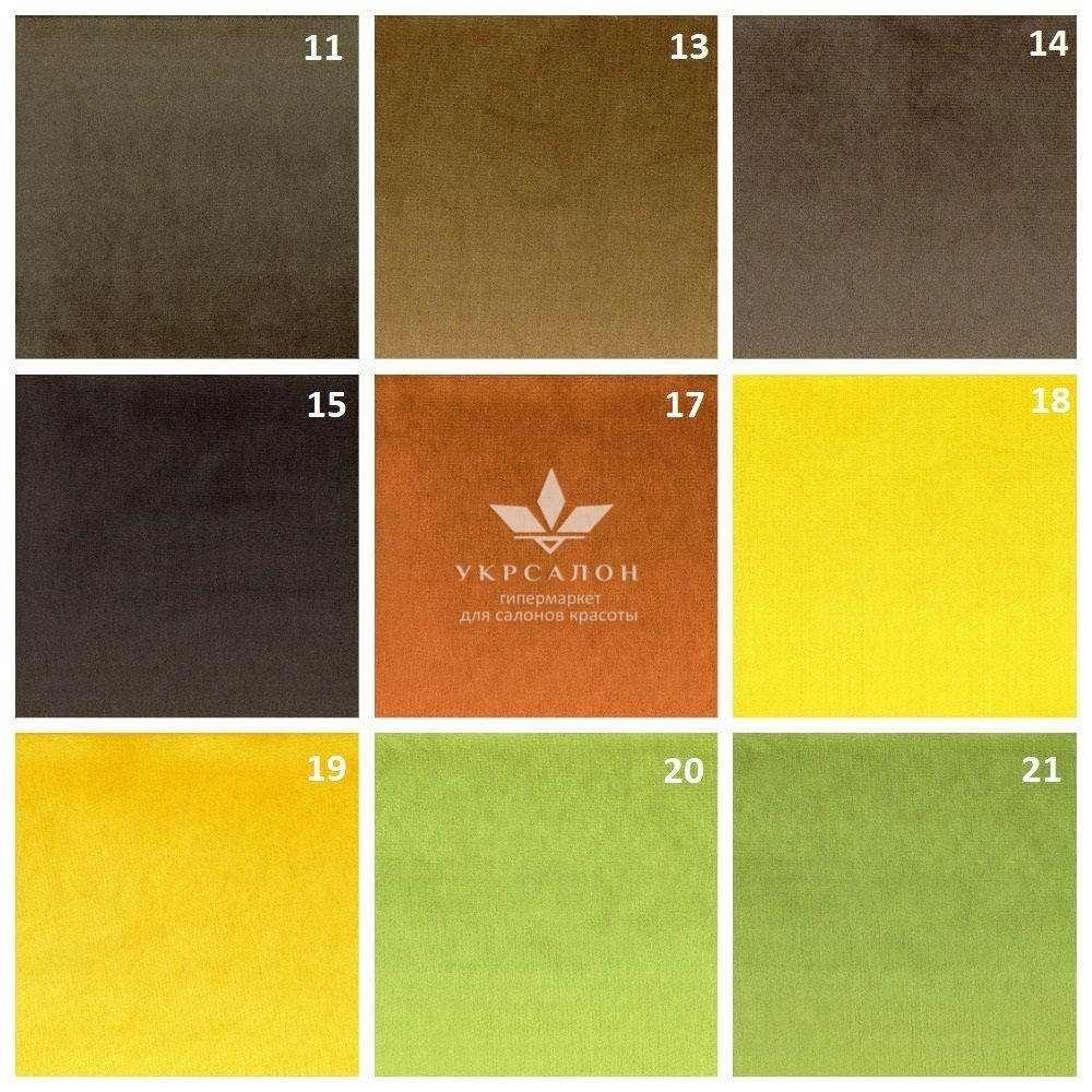 Цветовая палитра велюра