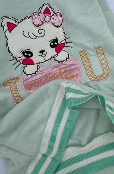 Костюм 2в1: світшот, штани, двунитка з начосом ТМ "Missmini Kids"