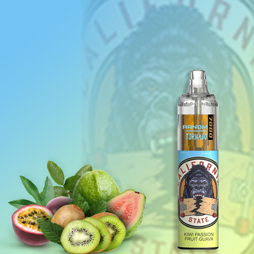 RandM Tornado 7000 Kiwi Passion Fruit Guava 5% Nic