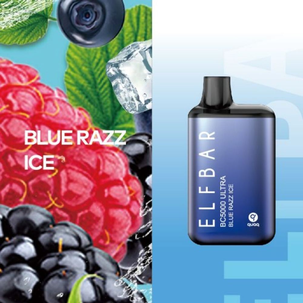 Elf Bar BC5000 Ultra - Blue Razz Ice 5%