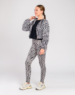 Вітрівка для дівчинки з принтом Zebra (арт. 3722500103)