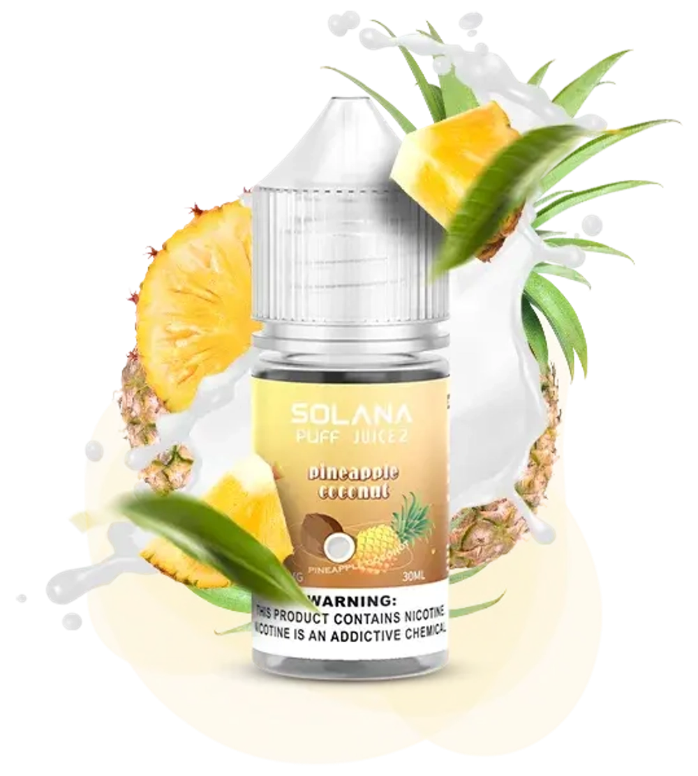 Солевая Жидкость Solana Pineapple Coconut (Солана Ананас Кокос) 30ml 50mg