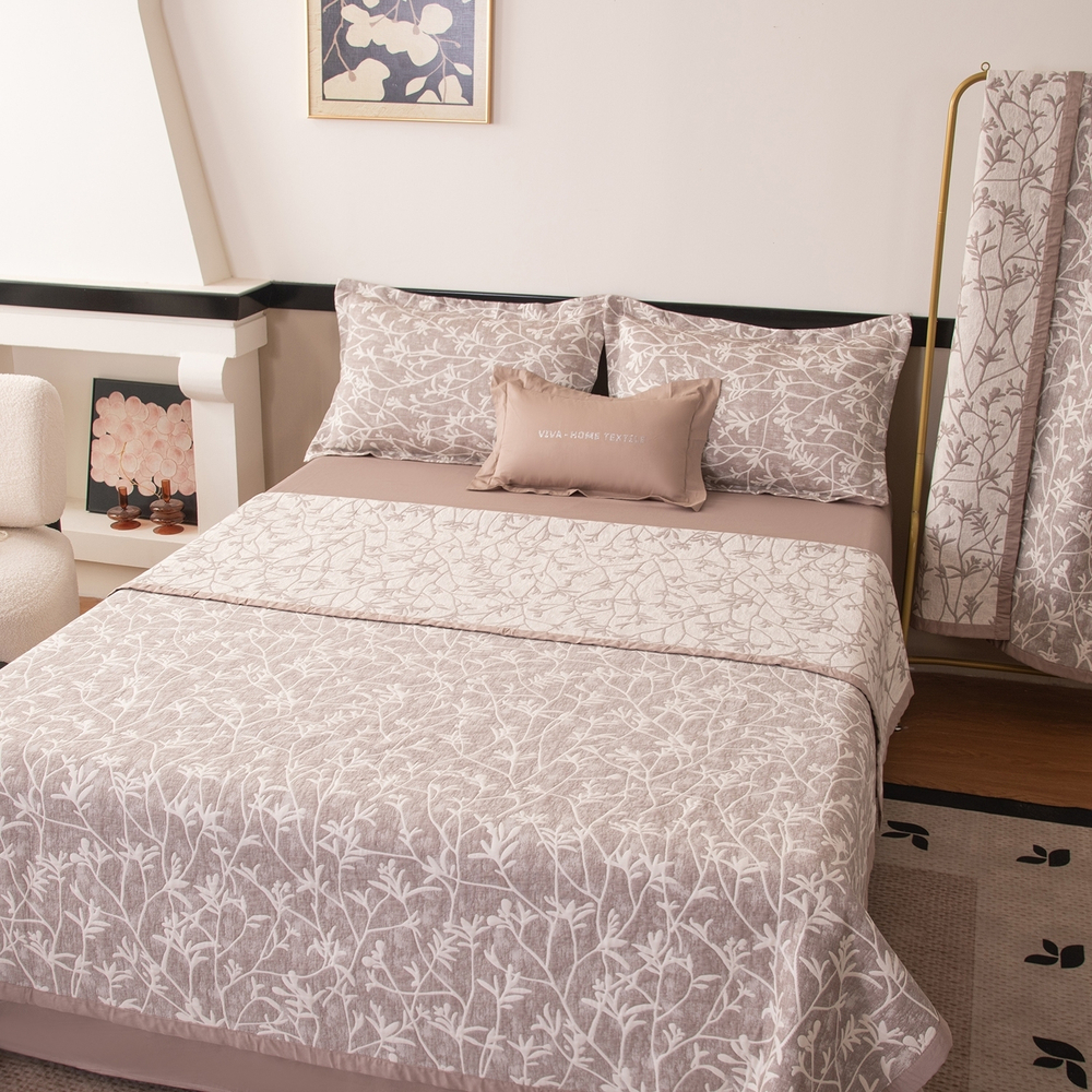 Покрывало двухстороннее и две наволочки Aurora Veil PAV007