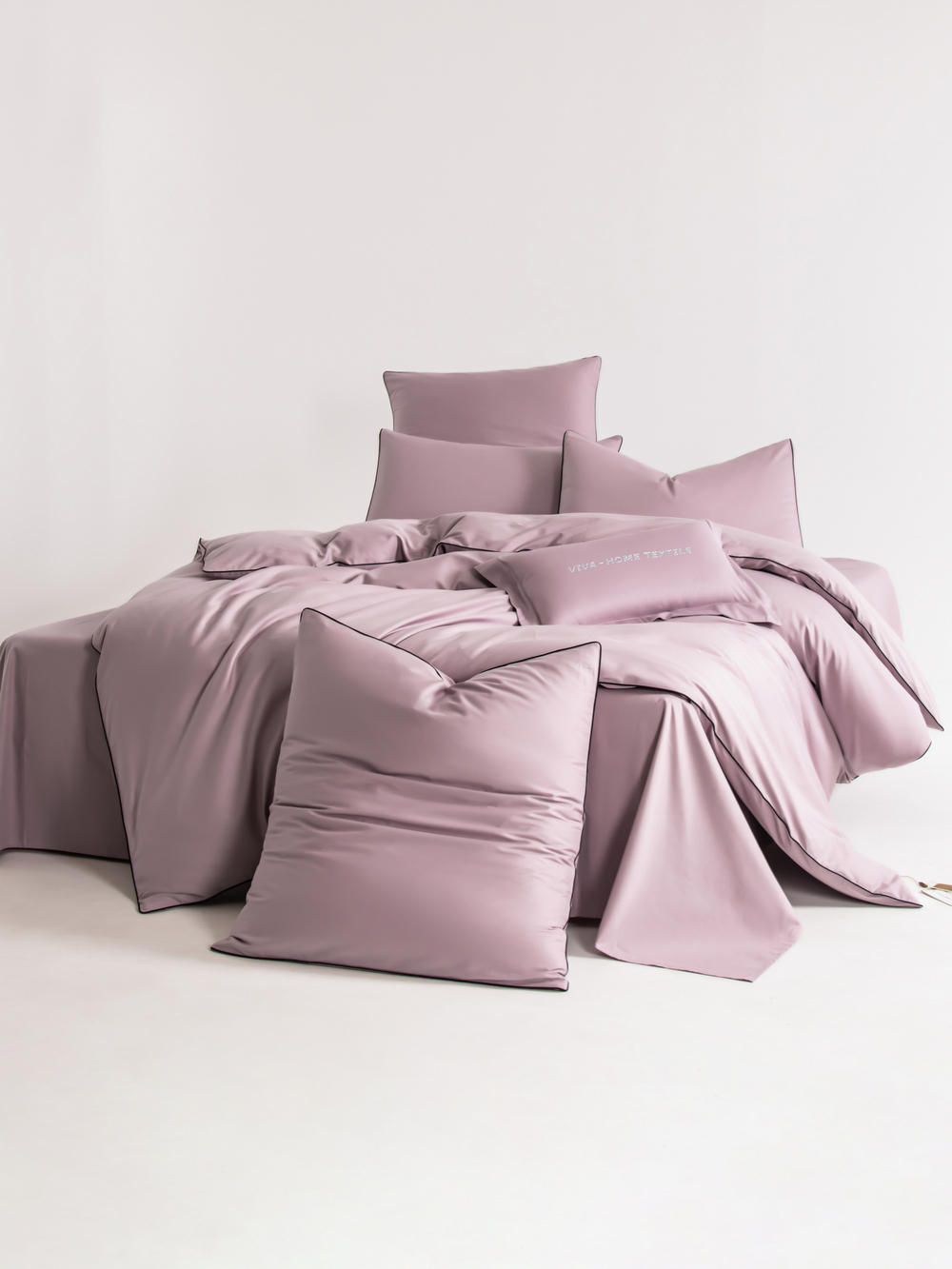 Комплект постельного белья Однотонный Сатин Элитный OCE008
