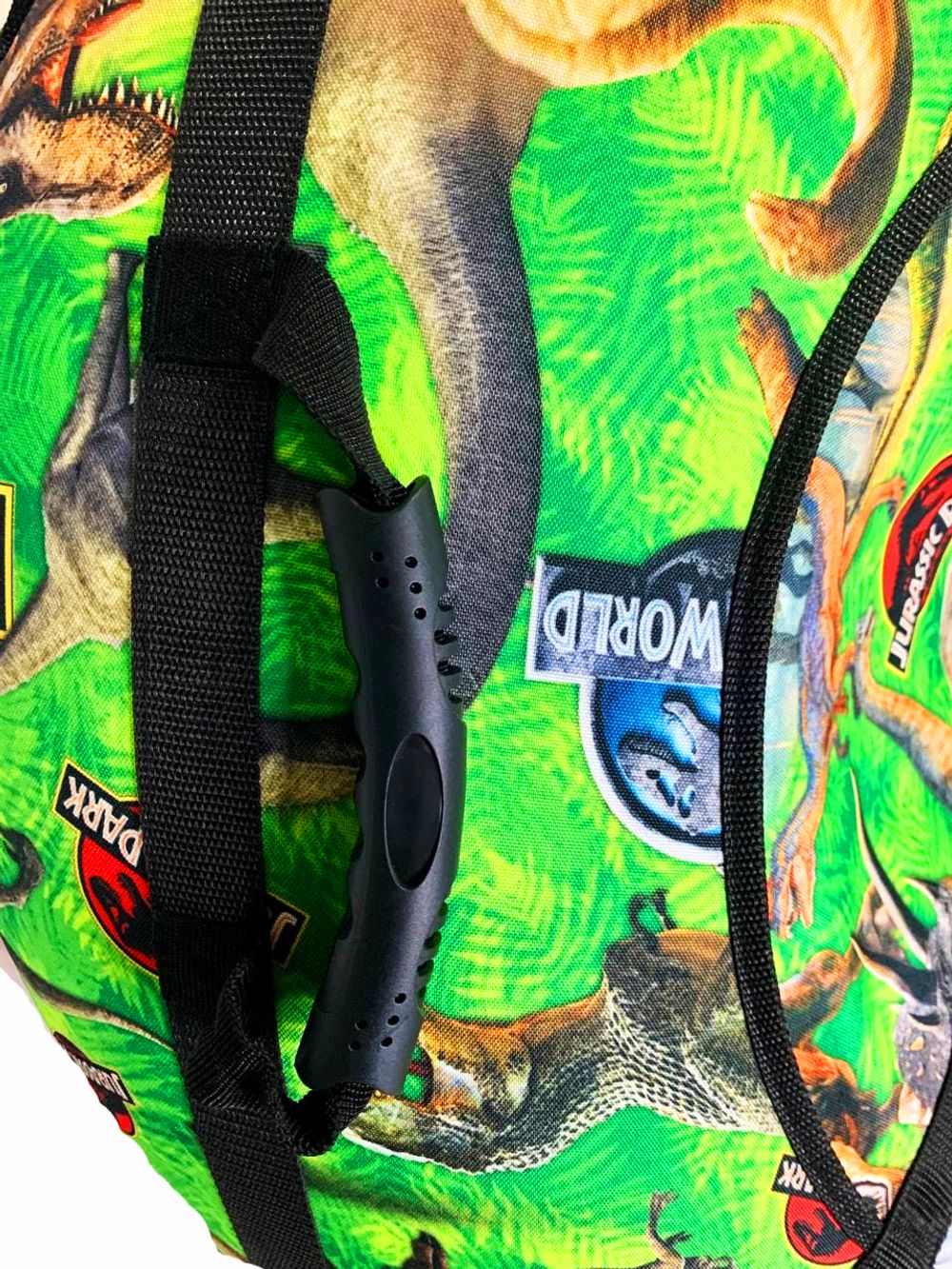 Надувные санки-ватрушки  для катания с горки "Dino" диаметр 100 см. (Оксфорд, ПВХ)