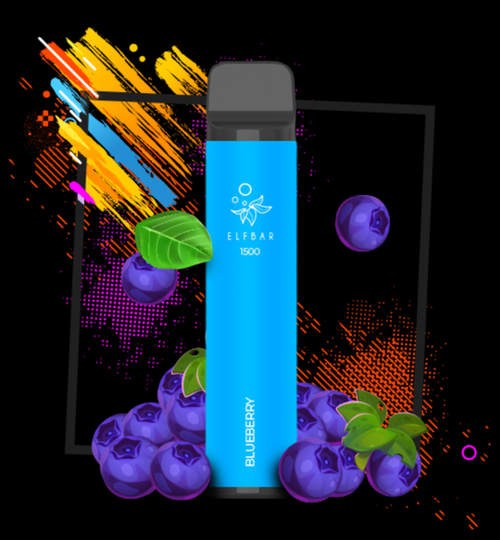 ElfBar 1500 BlueBerry (Эльф Бар Черника)