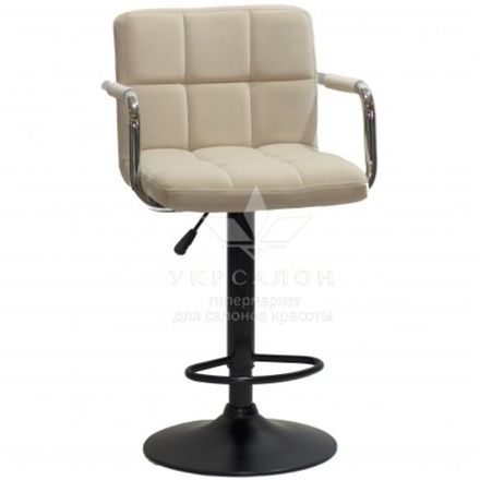 Стільчик для візажів Lion plus black Velor