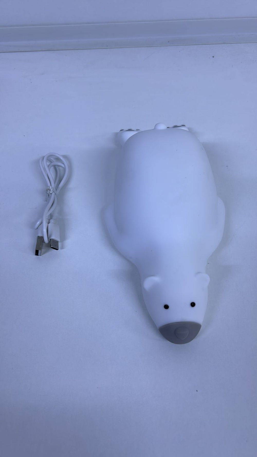 Светильник-ночник белый мишка Lanpa bear