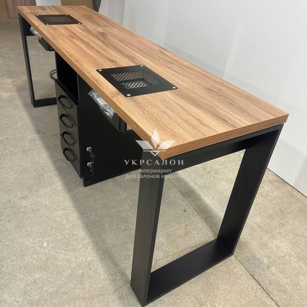 Манікюрний стіл Mark SM-500 black з витяжкою