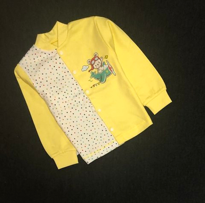 Кофта "Принт", інтерлок ТМ "Happy ToT" (74 см)