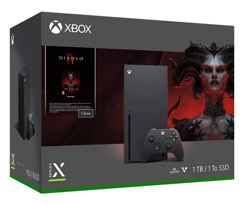 Стаціонарна ігрова приставка Microsoft Xbox Series X 1 TB Diablo IV Bundle (RRT-00035)