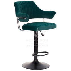 Стілець для візажу Jef velor black